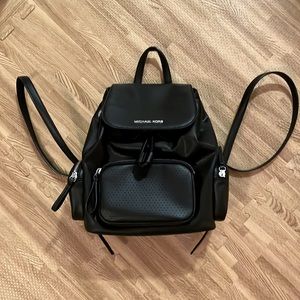 Black Backpack Purse Michael Kors